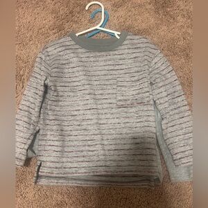 3 for $15! Boys 3t cat & jack Gray and Red Striped long sleeve shirt